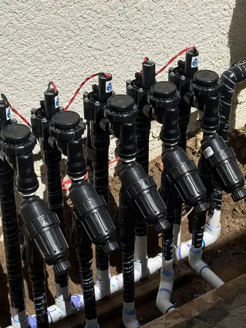 Multi-zone valve manifold (ACRE job photo)